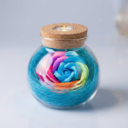 LED Rose Jar Lamp -  Roseluxe