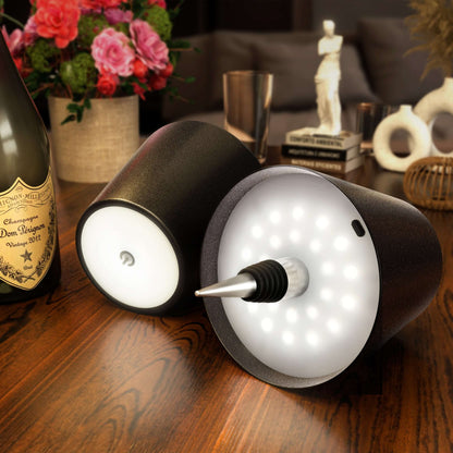 Oplaadbare LED Flessenlamp – LumoBottle