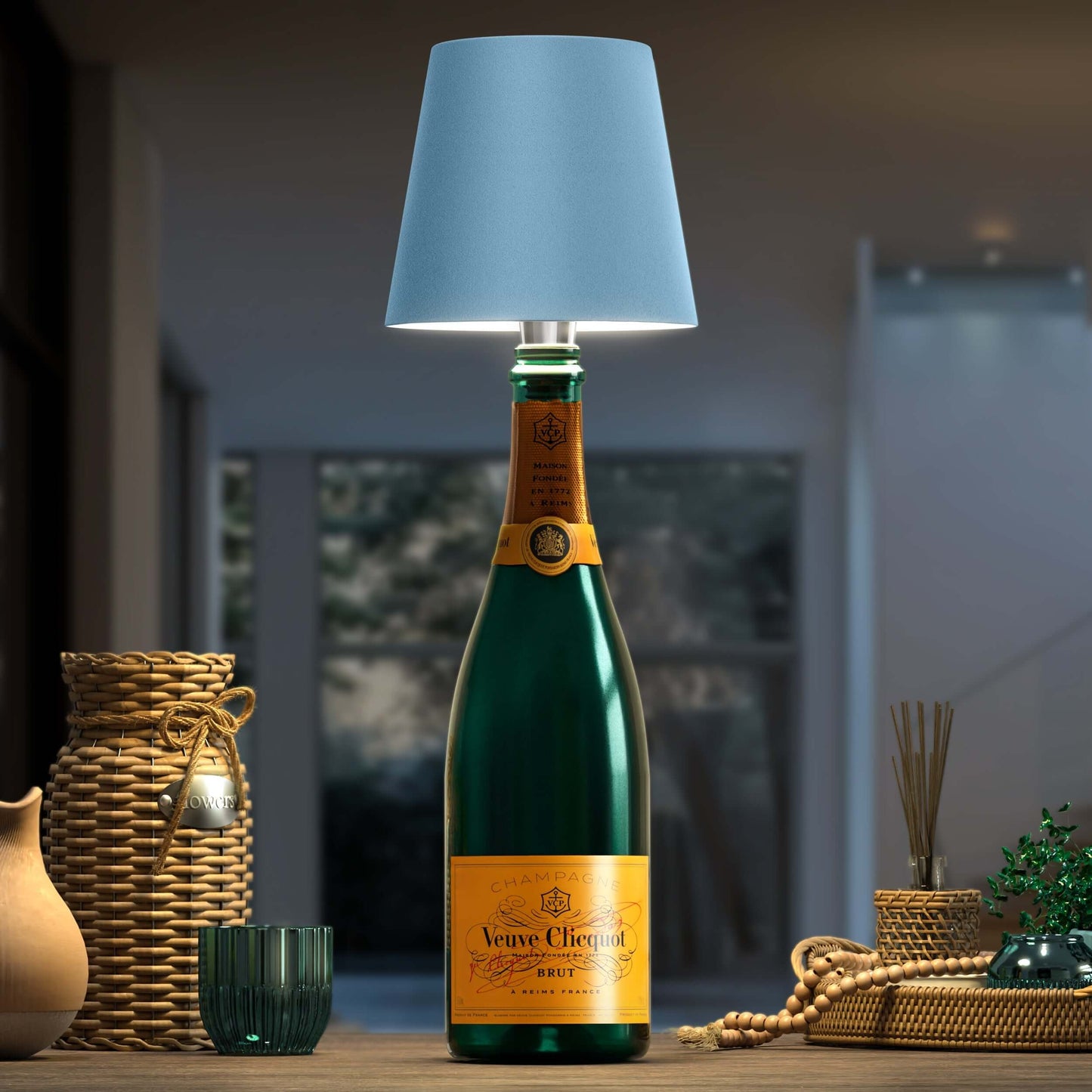 Oplaadbare LED Flessenlamp – LumoBottle