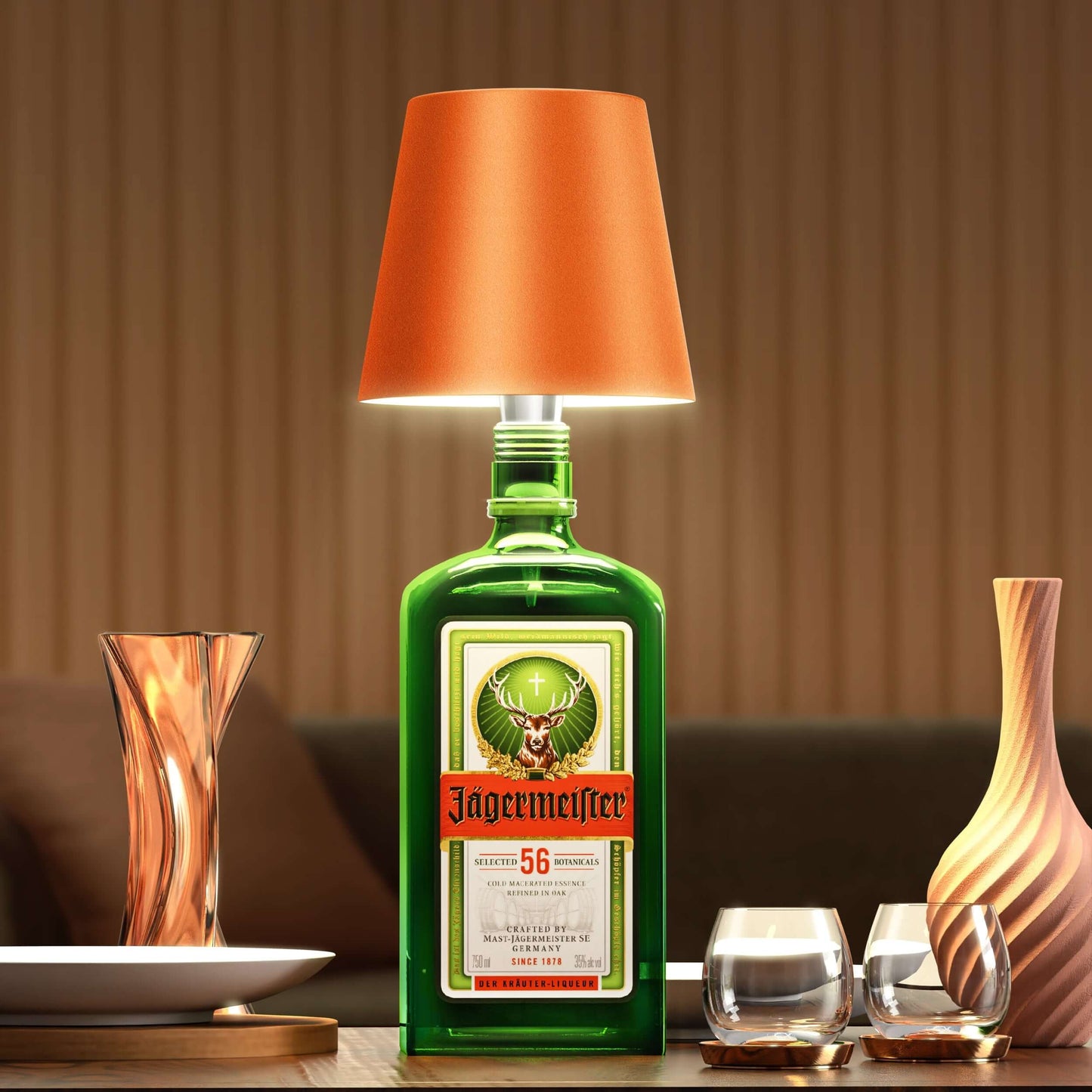 Oplaadbare LED Flessenlamp – LumoBottle
