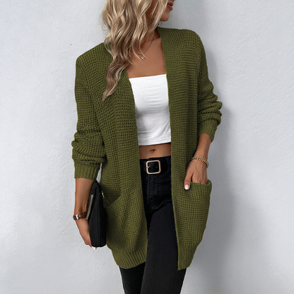 Lang Geschnittener Cardigan - Susanne