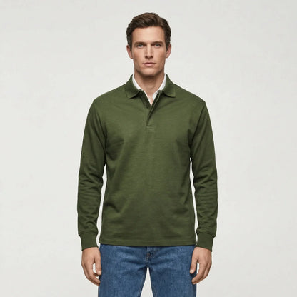 Langarm Polo Shirt Stil - Ilias