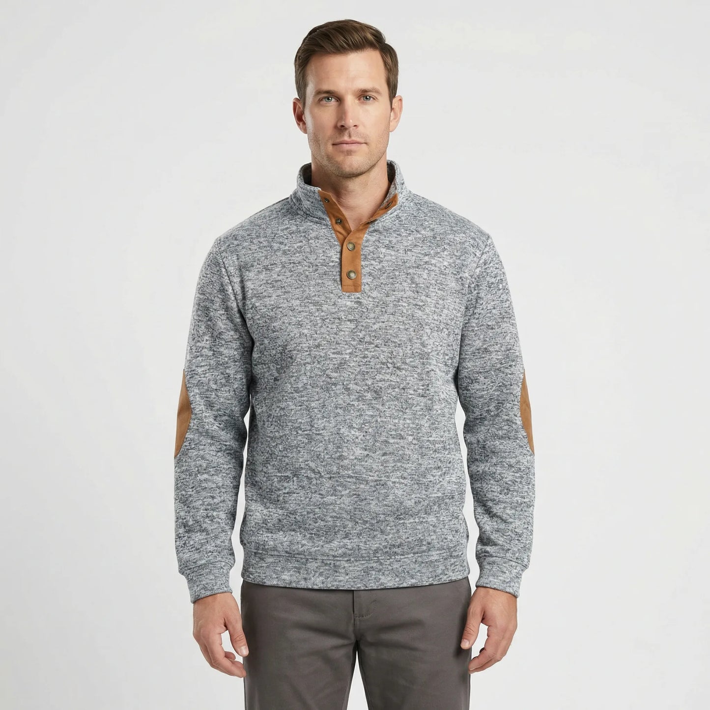 Langarm Pullover Mit Stehkragen - Eddy