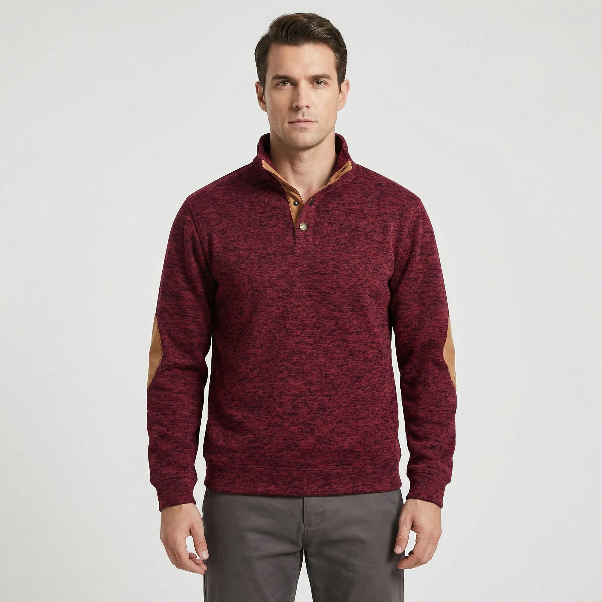 Langarm Pullover Mit Stehkragen - Eddy