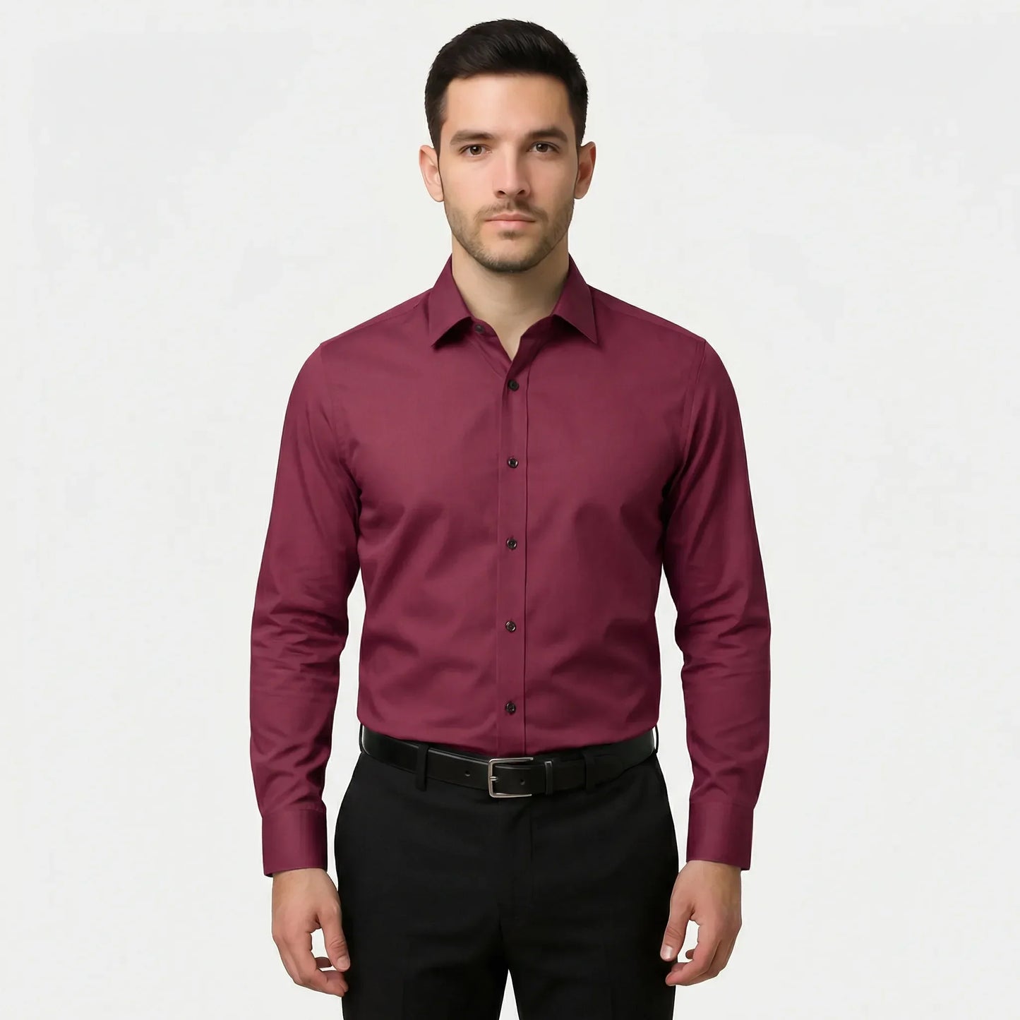Langarm Slim Fit Hemd - Kian