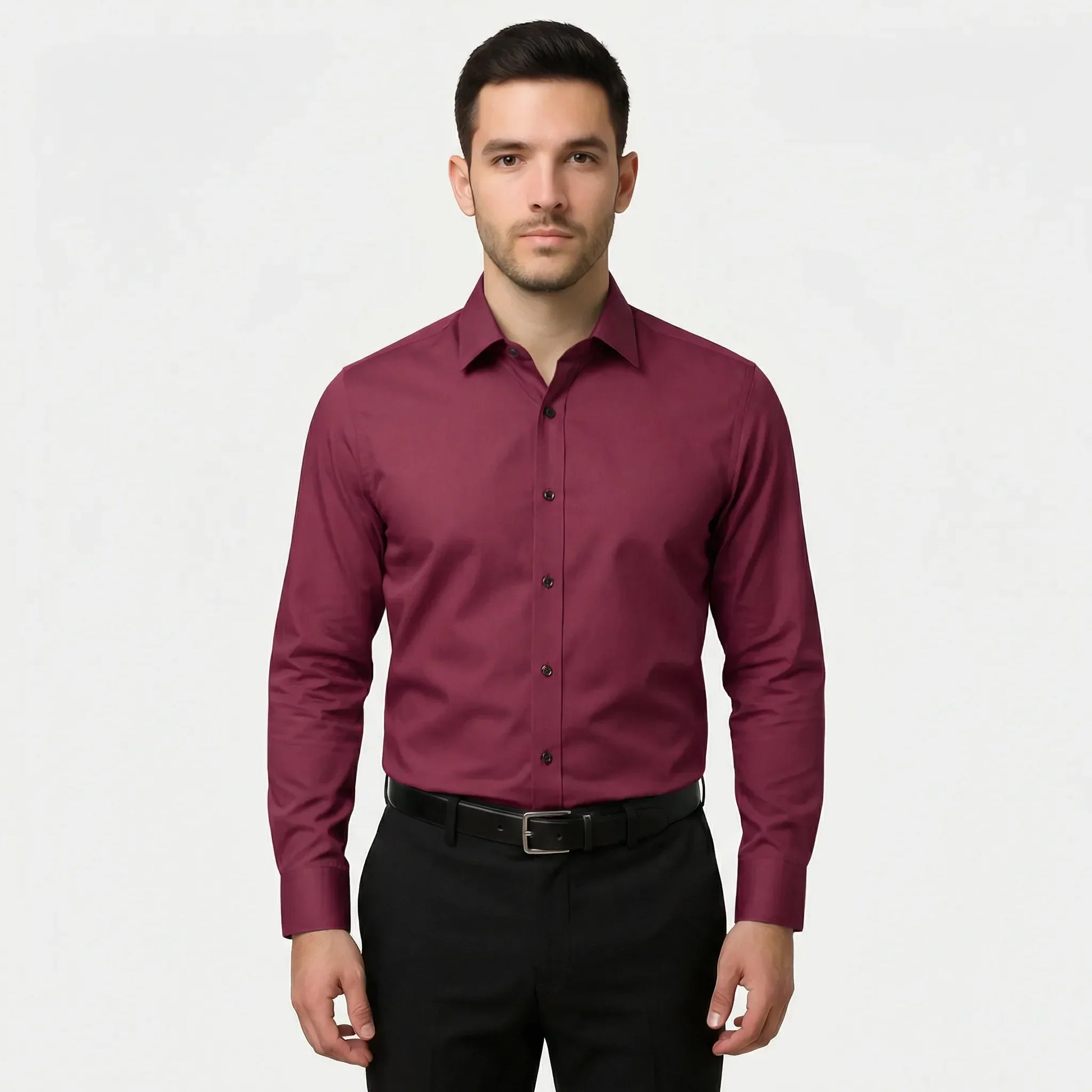 Langarm Slim Fit Hemd - Kian