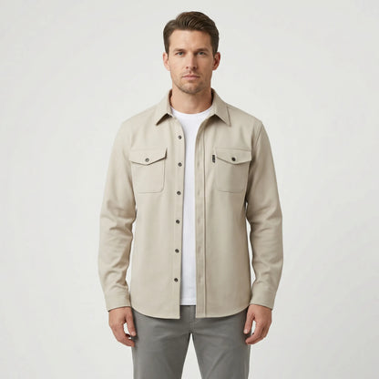 Langärmeliges Overshirt Mit Brusttaschen - Pablo