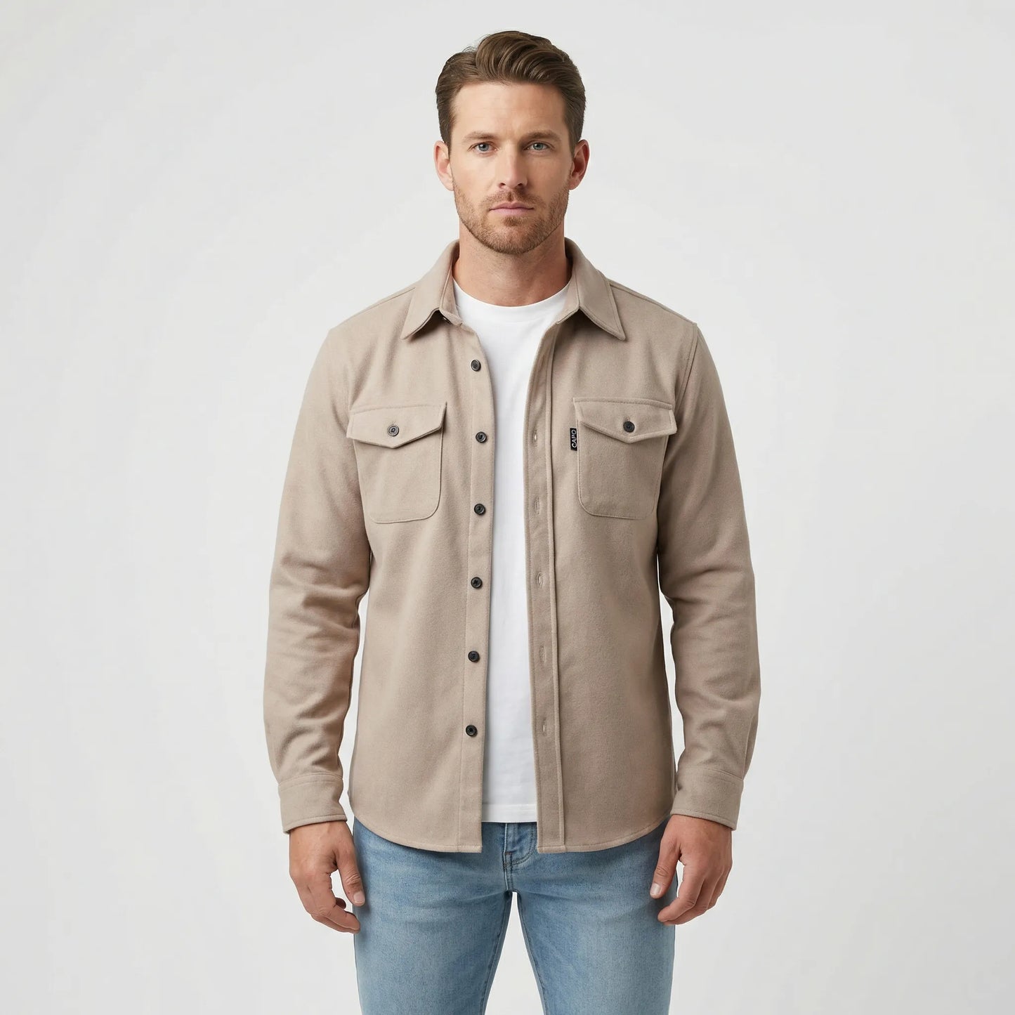 Langärmeliges Overshirt Mit Brusttaschen - Pablo