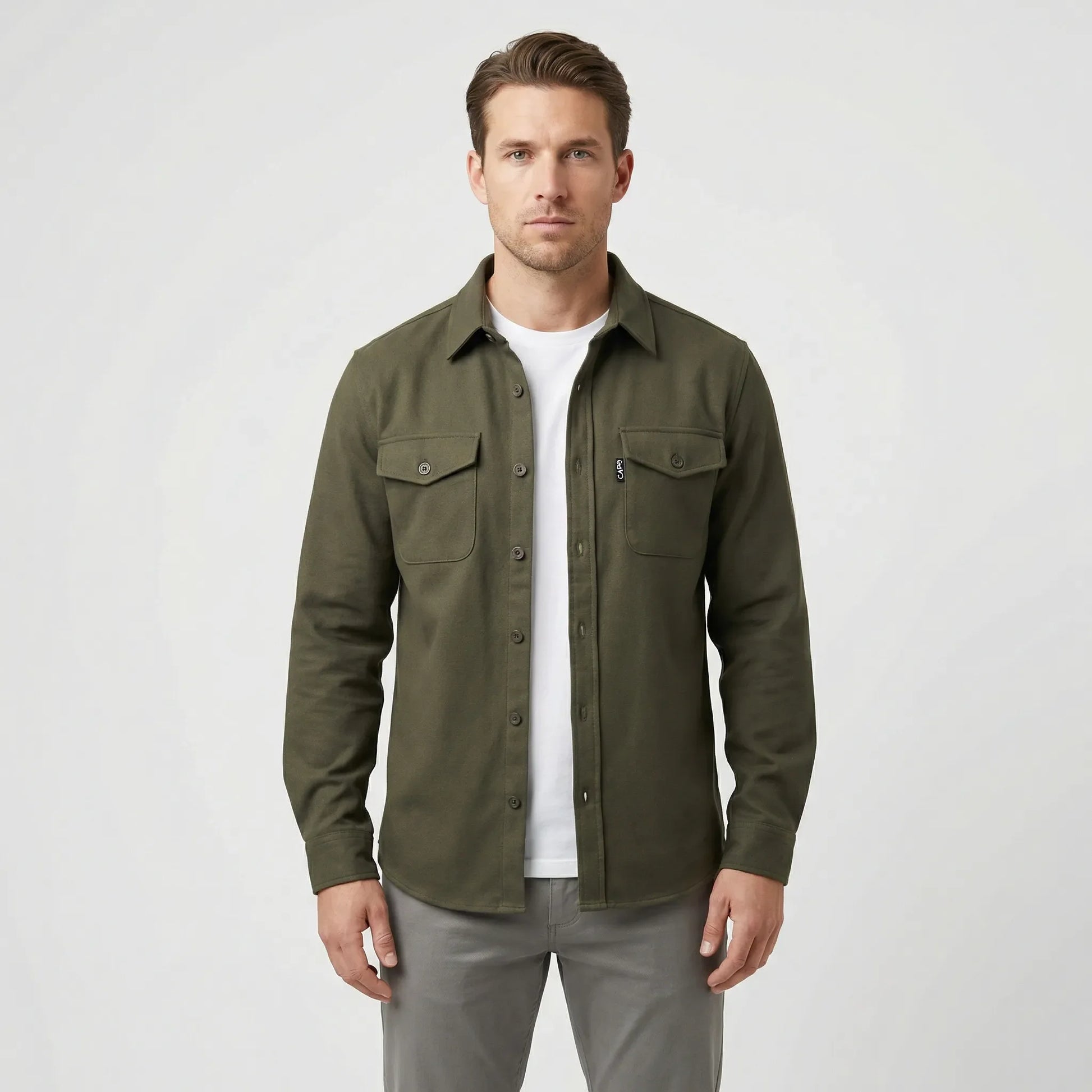 Langärmeliges Overshirt Mit Brusttaschen - Pablo