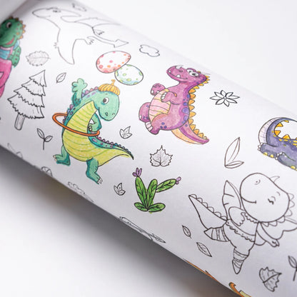 Lange Interactieve Tekenrol Voor Kinderen - Doodlia