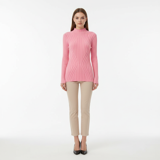 Langer Strickpullover -  Lilly