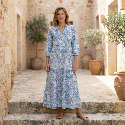 Langes Gestuftes Maxikleid - Kimberley