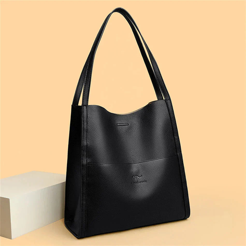 Trendy Leren Schoudertas - Mila