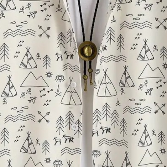 Casual Overhemd met Print voor Heren - Emilio