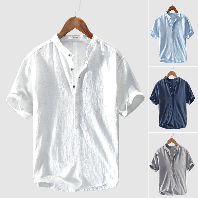 Zomer T-shirt voor heren van ademende stof – Elias