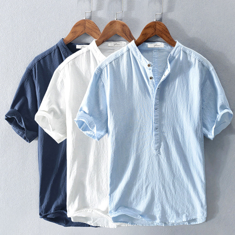 Zomer T-shirt voor heren van ademende stof – Elias