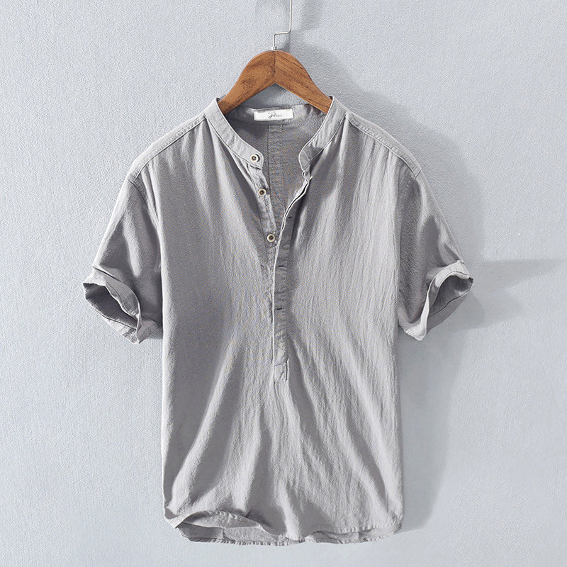 Zomer T-shirt voor heren van ademende stof – Elias