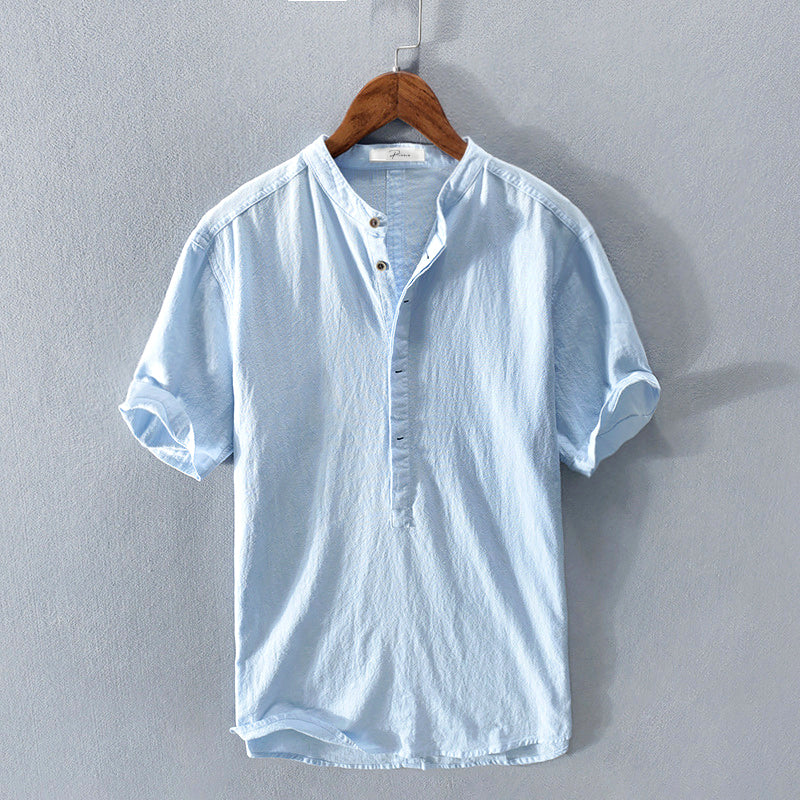 Zomer T-shirt voor heren van ademende stof – Elias