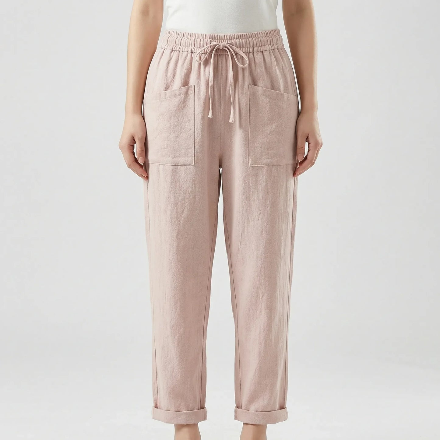Lockere Damenhose Mit Elastischem Bund - Inez
