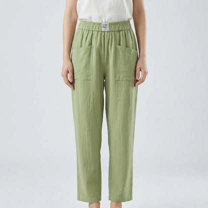 Lockere Damenhose Mit Elastischem Bund - Inez