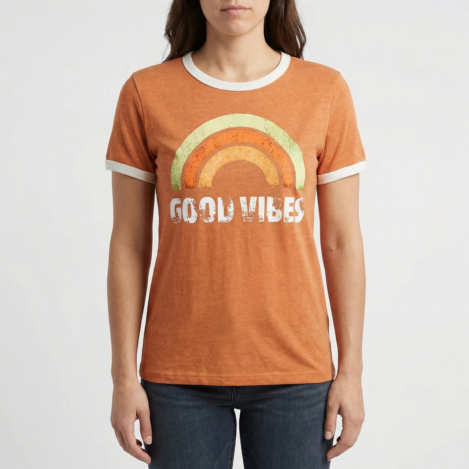 Lockeres Damen-Shirt Mit Regenbogenmotiv - Debbie