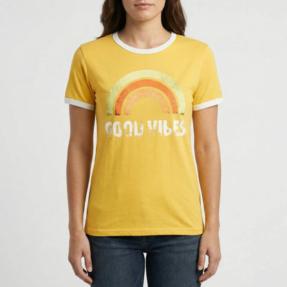 Lockeres Damen-Shirt Mit Regenbogenmotiv - Debbie