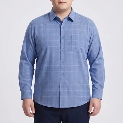 Long Sleeve Relaxed Fit Button-Up Shirt - Donnie