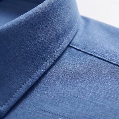 Long Sleeve Relaxed Fit Button-Up Shirt - Donnie