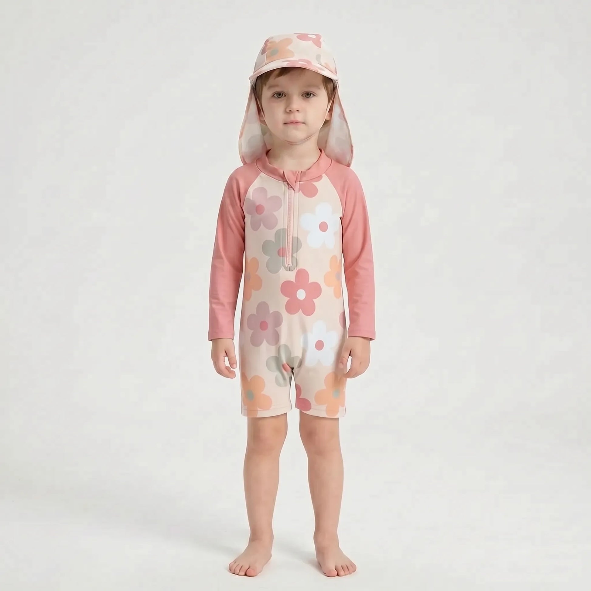 Long Sleeve Toddler Swimsuit Set - Shellkin