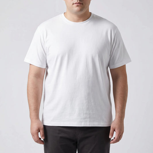 Loose Fit Solid Crew Neck Tee - Oscar
