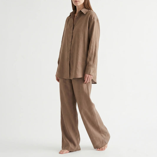 Loose Fit Two Piece Trouser Set - Desiree