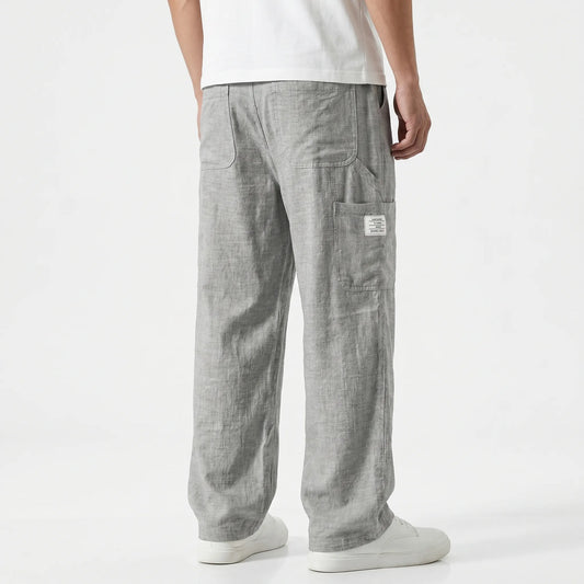 Loose Straight Leg Trousers -  Neal