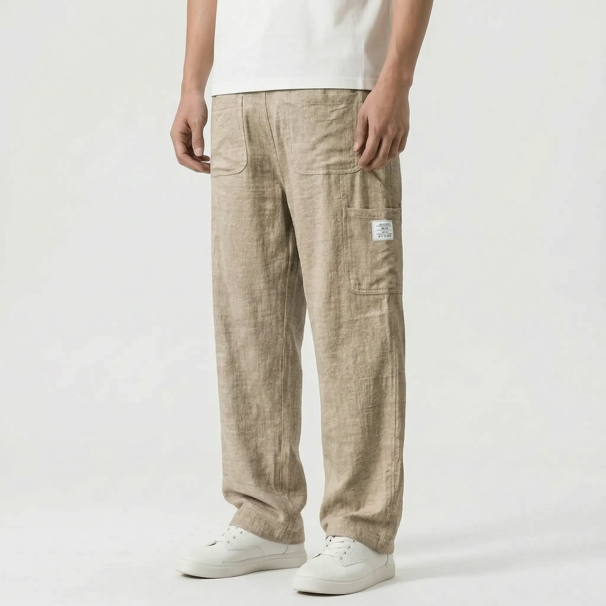 Loose Straight Leg Trousers -  Neal