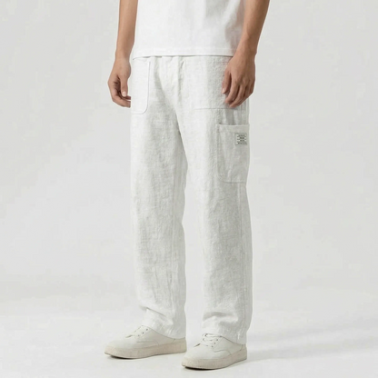 Loose Straight Leg Trousers -  Neal