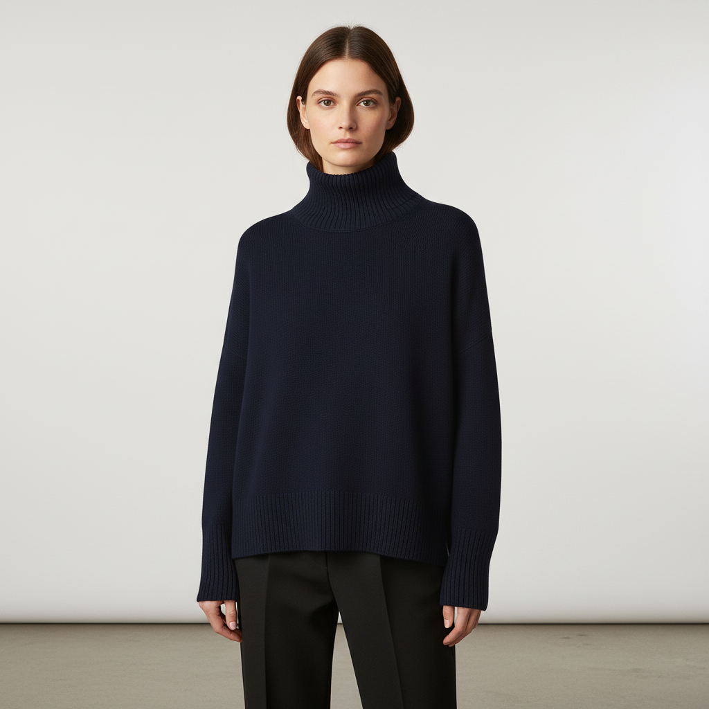 Luxuriöser Damen Rollkragenpullover - Alina