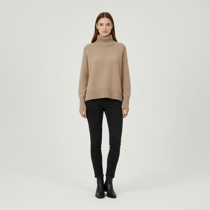 Luxuriöser Damen Rollkragenpullover - Alina