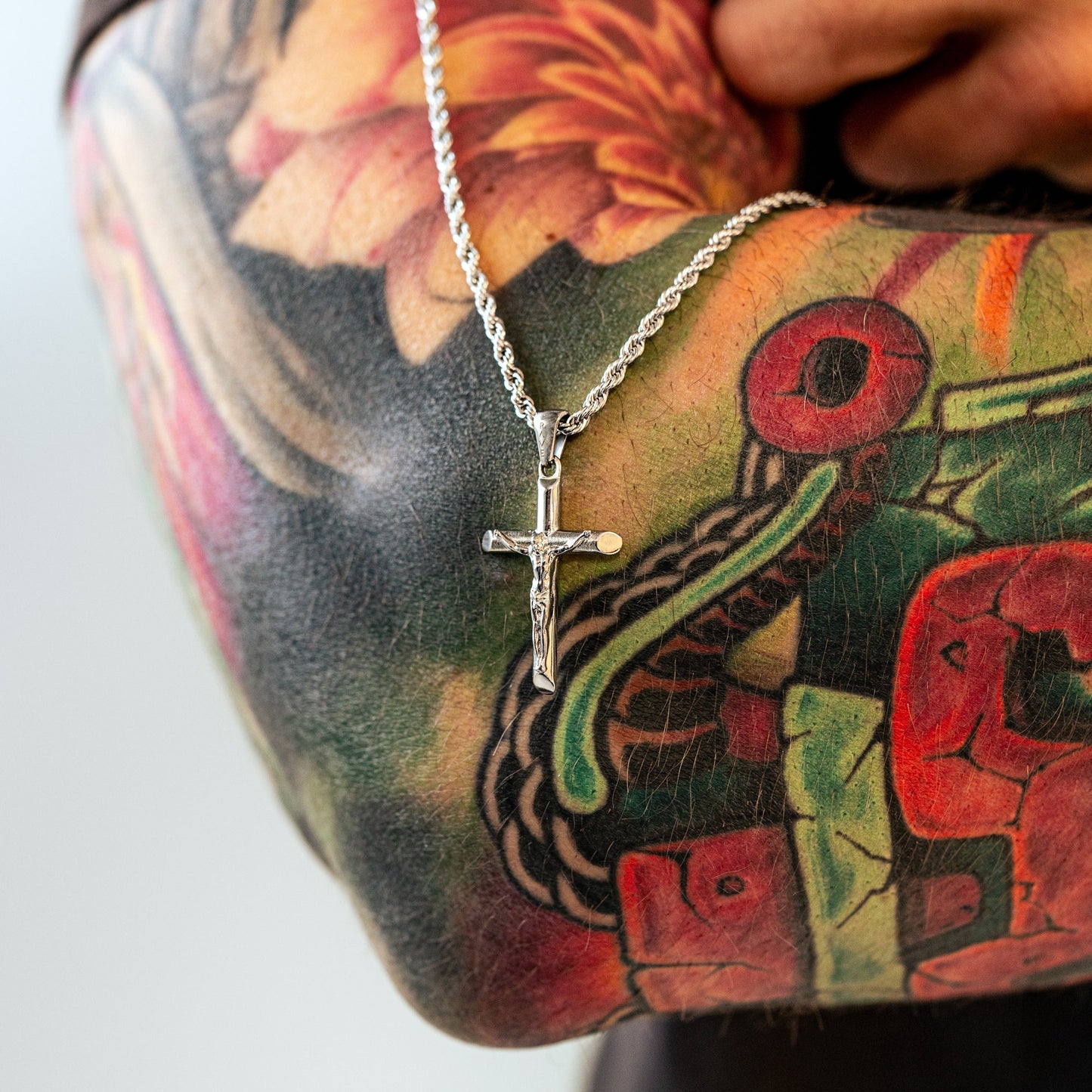 Herenketting met Kruis - Salvator