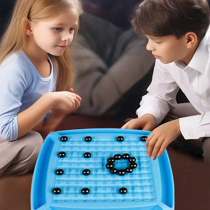 Magnetisch logicaspel Kugelblock – tactiekbord met speelballetjes