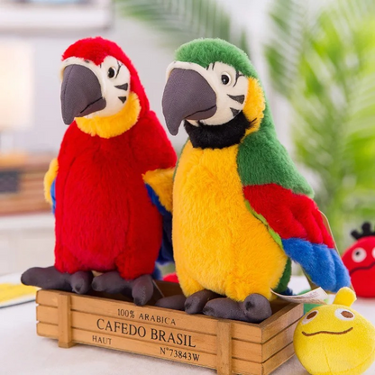 De Praatgrage Papegaai Knuffel - Squawkie
