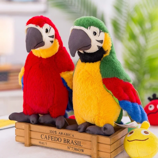 De Praatgrage Papegaai Knuffel - Squawkie