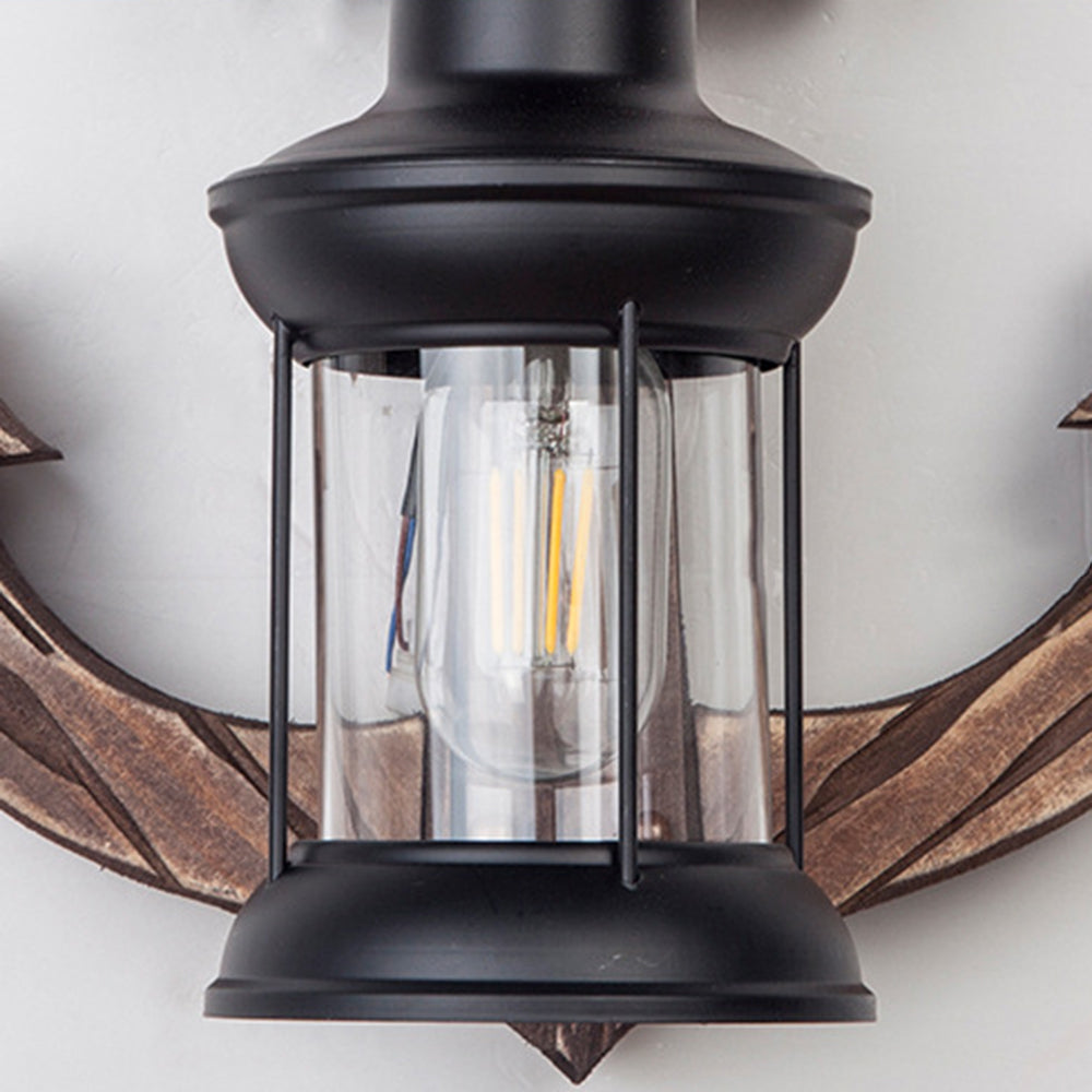 Houten Anker LED Wandlamp – Nautica