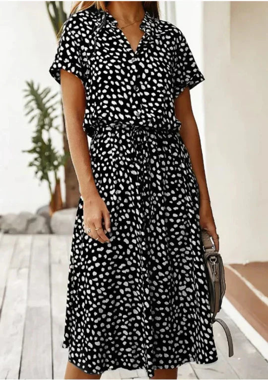 Vintage Zomerjurk met Middenmouwen – Maevy
