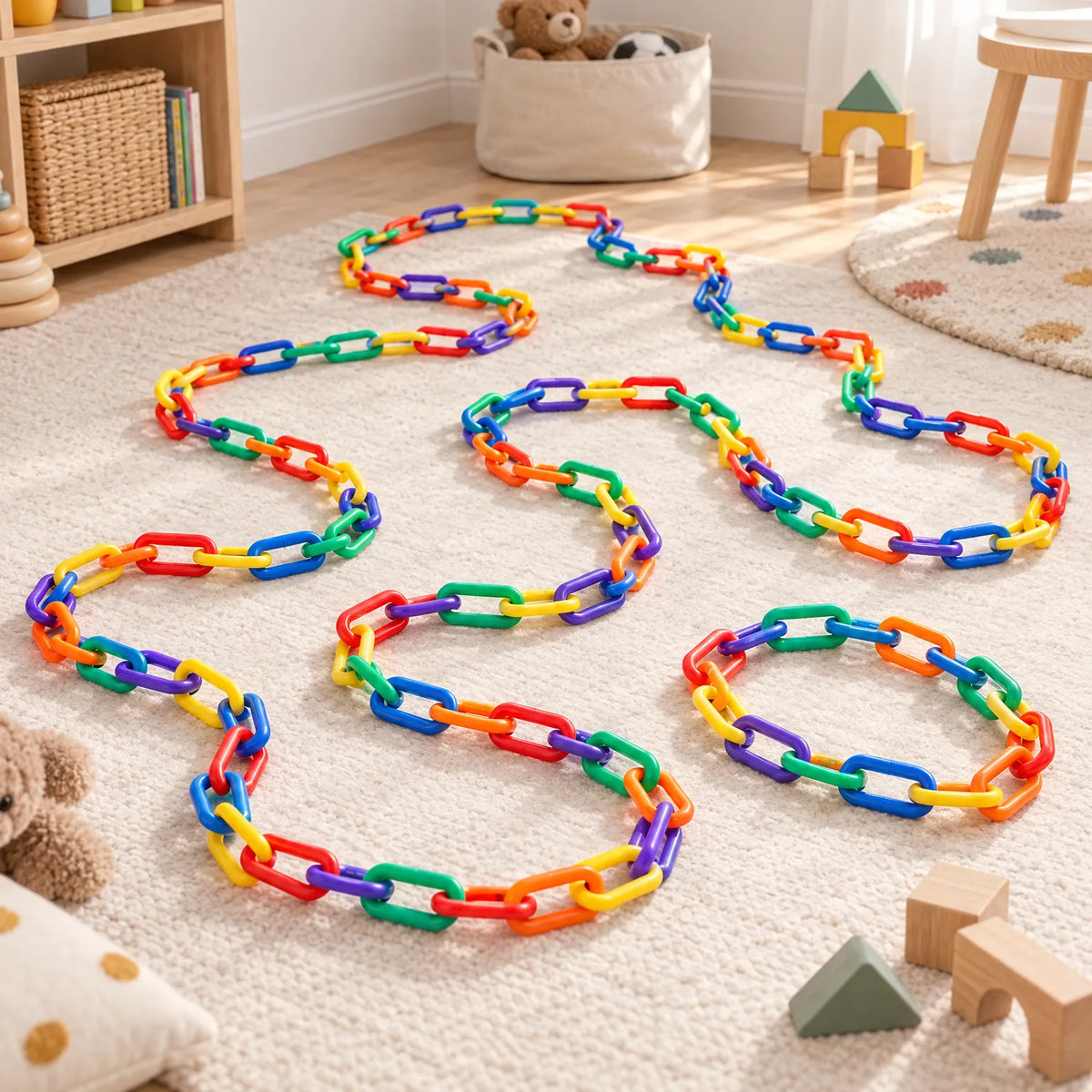 Meerkleurige Speelgoed Ketting - Clipso