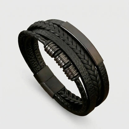 Mehrlagiges Geflochtenes Armband Im Vintage-Stil - Seth