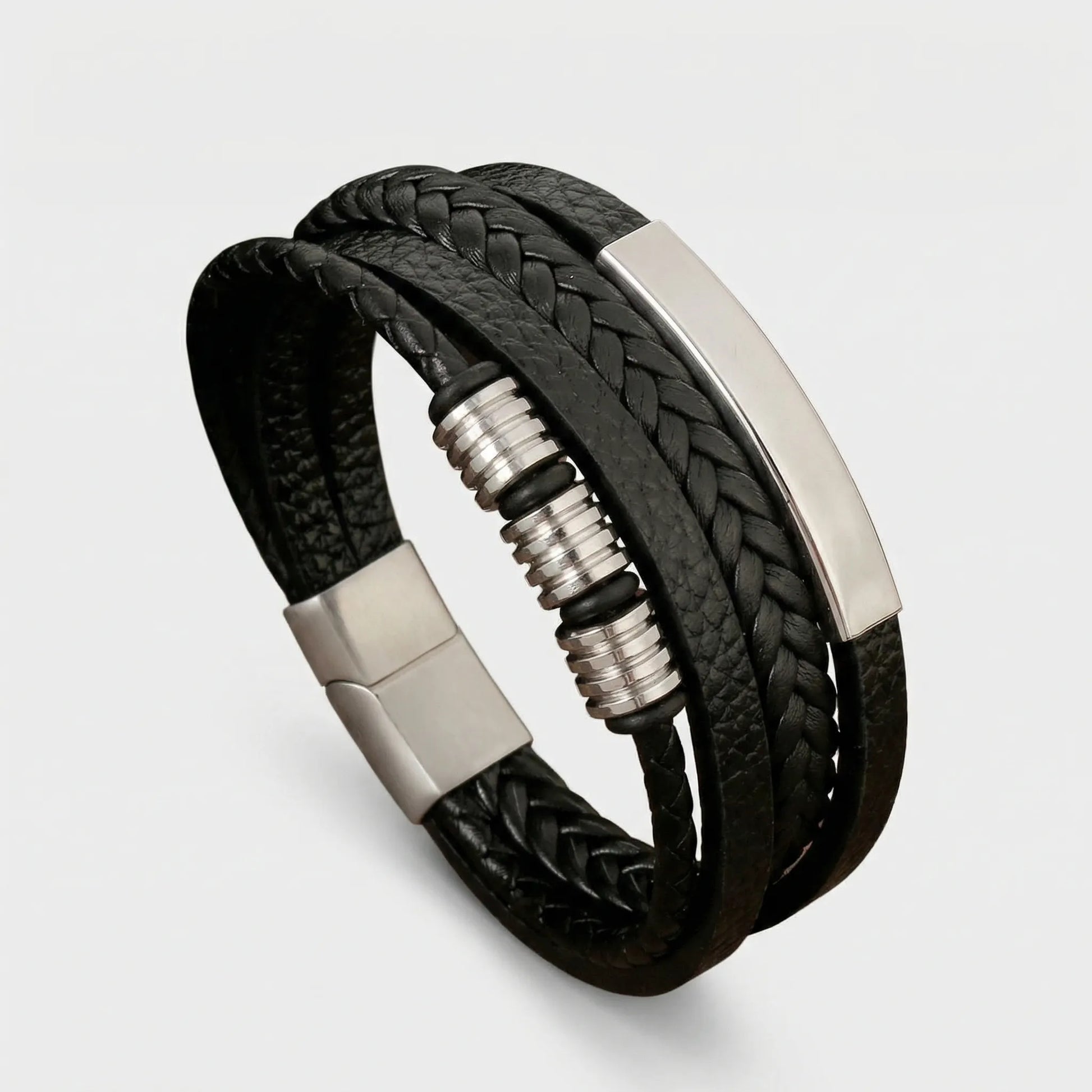 Mehrlagiges Geflochtenes Armband Im Vintage-Stil - Seth