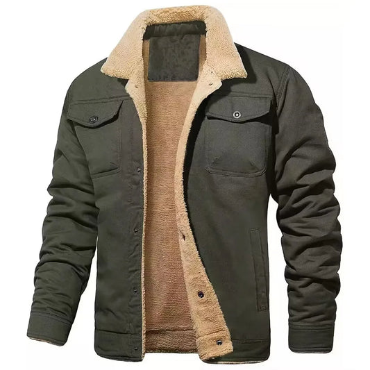 Heren Katoenfleece Bomberjack – Ewan