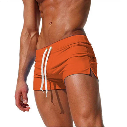 Trendy heren zwemshorts van sneldrogend materiaal en een comfortabele pasvorm – Arlan