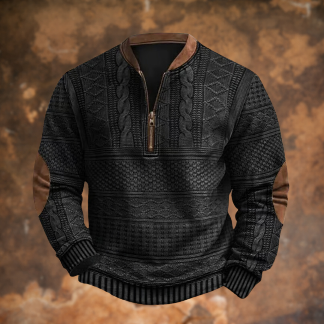 Men's Quarter-Zip Jumper - Alonzo