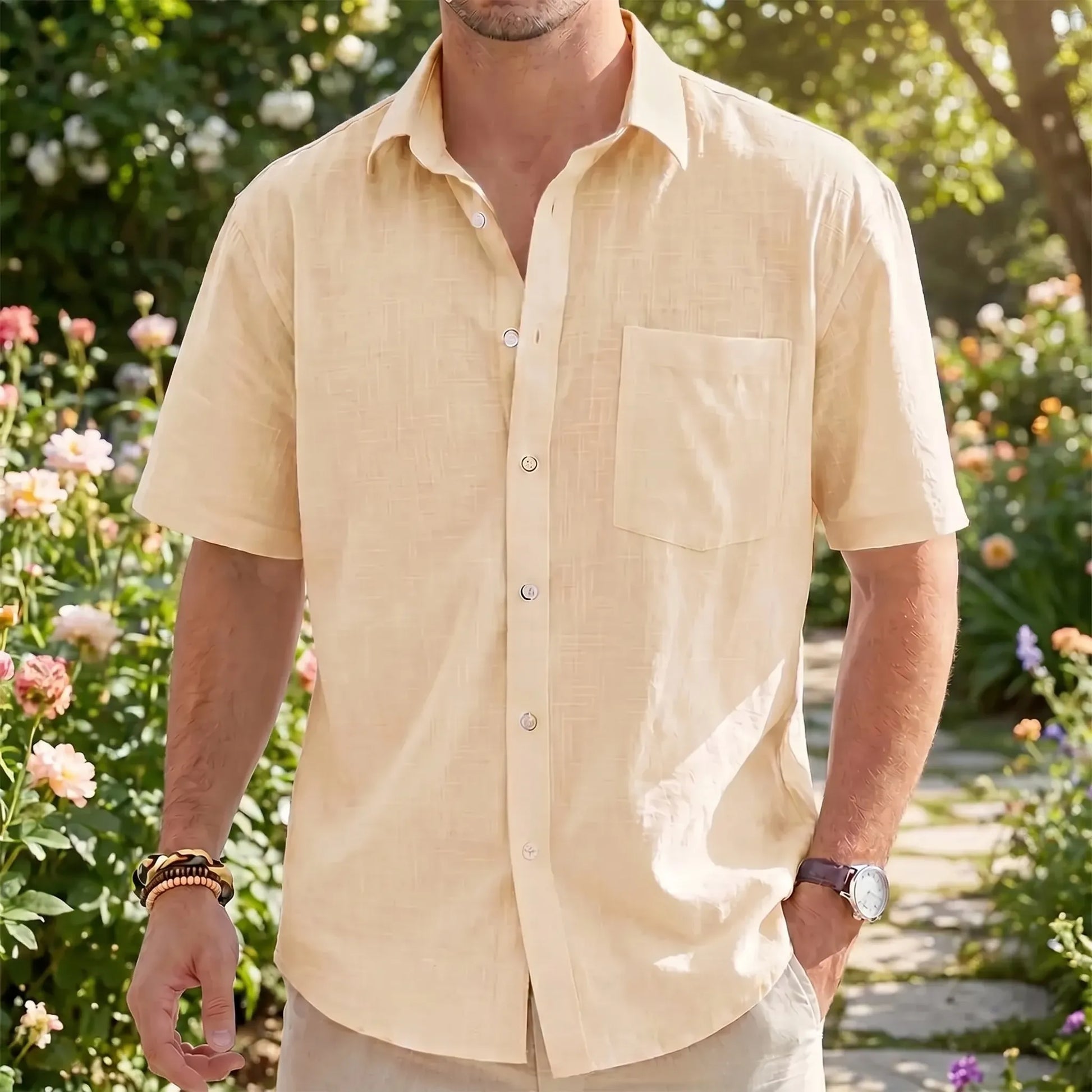 Men's Short-Sleeve Shirt -  Morris