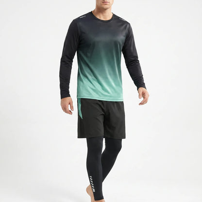 Men's Three-Piece Swimwear Set - AquaTrek